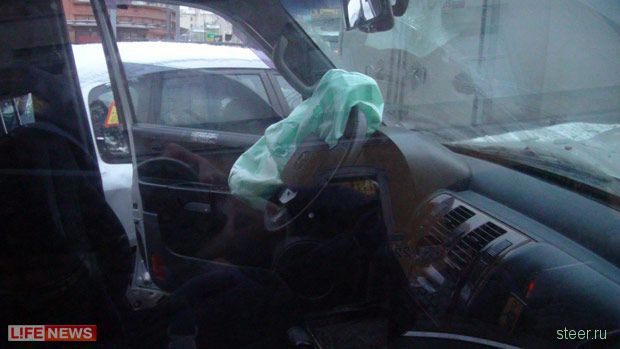 Над лихачом устроили самосуд