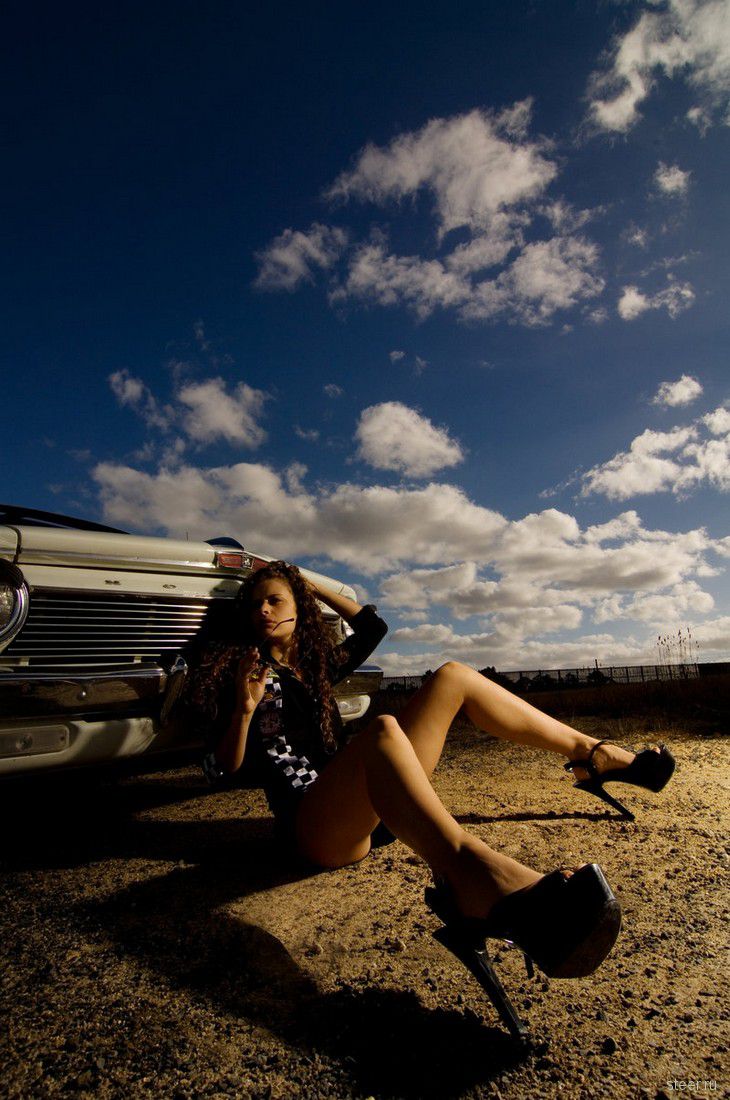 Сочетаемая красота : женщины и автомобили (фото)