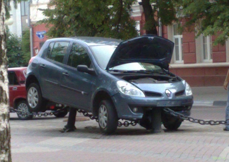 Суровая парковка в Белгороде (фото)