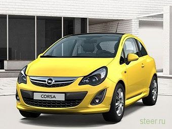 В сети появились изображения обновленного хэтчбека Opel Corsa (фото)
