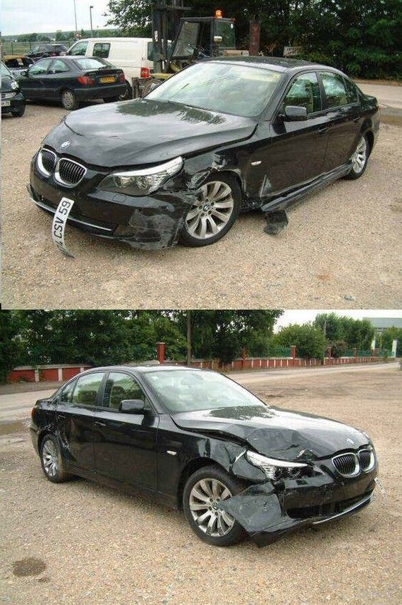 разбитые дорогие автомобили