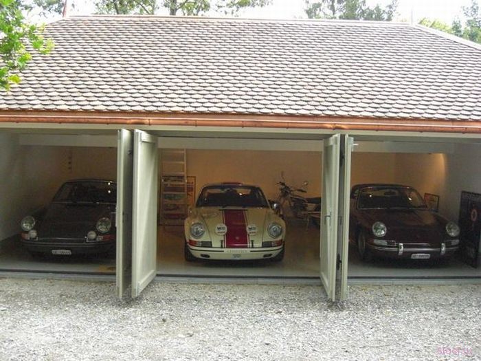 Достойный гараж фаната Porsche (фото)