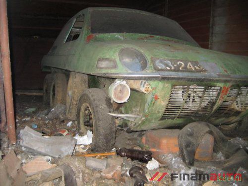 В заброшенной ракушке нашли самодельный вездеход (фото)