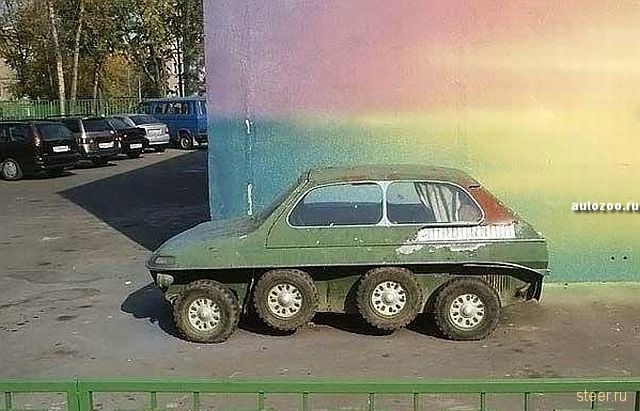 В заброшенной ракушке нашли самодельный вездеход (фото)