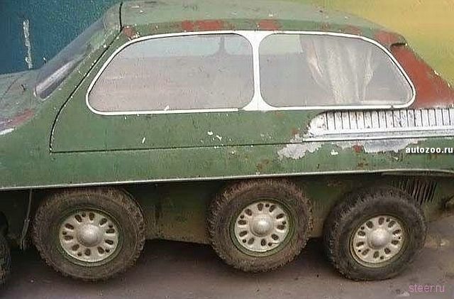 В заброшенной ракушке нашли самодельный вездеход (фото)