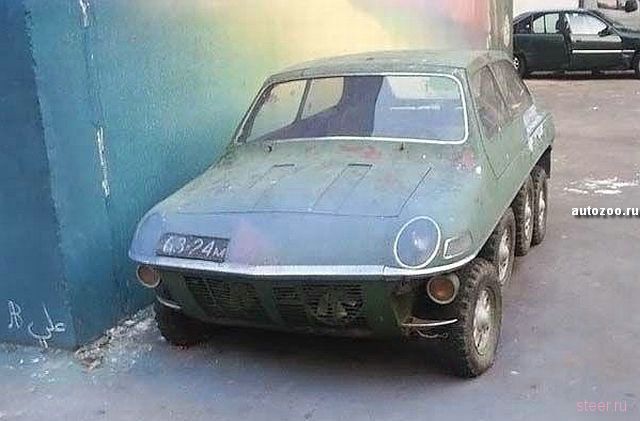 В заброшенной ракушке нашли самодельный вездеход (фото)