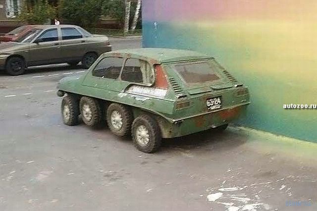 В заброшенной ракушке нашли самодельный вездеход (фото)