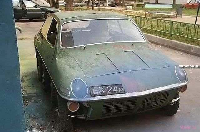 В заброшенной ракушке нашли самодельный вездеход (фото)