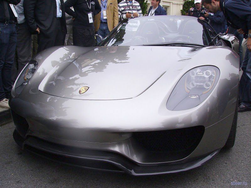 Porsche 918 Spyder с гибридным двигателем (фото)