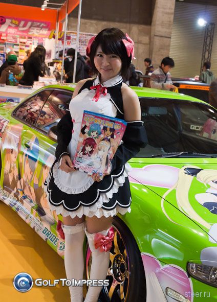 Девушки автосалона Tokyo Auto Salon 2011 (фото)