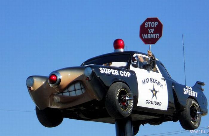 Необычные полицейские автомобили (фото)