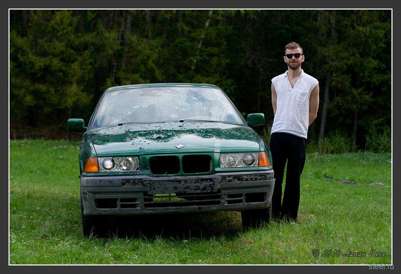 Расстрел BMW (фото)