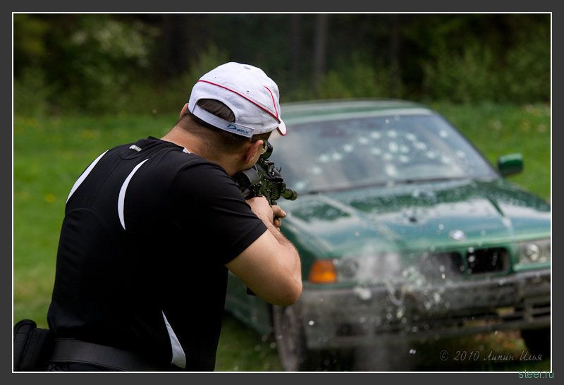 Расстрел BMW (фото)