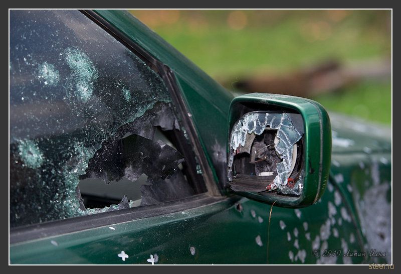 Расстрел BMW (фото)