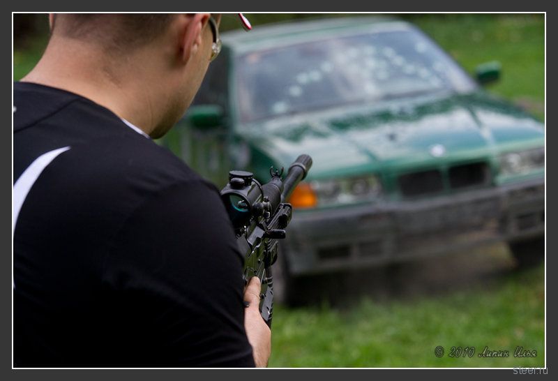 Расстрел BMW (фото)