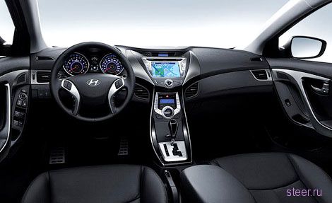 Первое изображение интерьера новой Hyundai Elantra (фото)