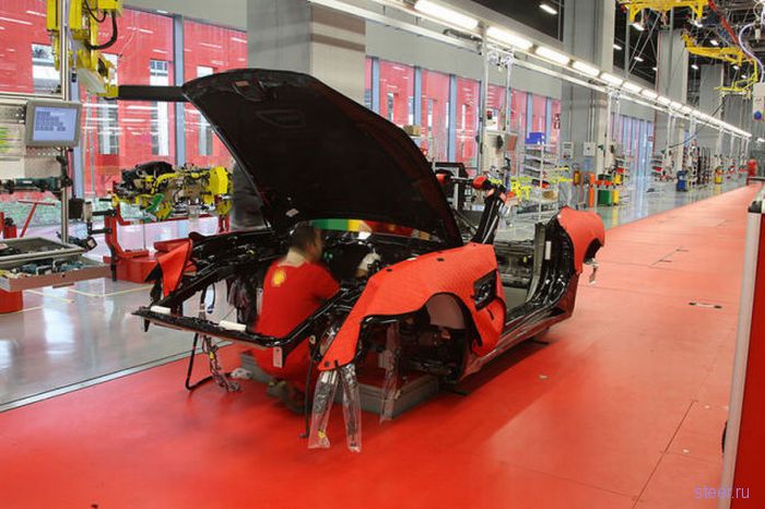 Завод Ferrari изнутри (фото)