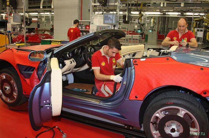 Завод Ferrari изнутри (фото)