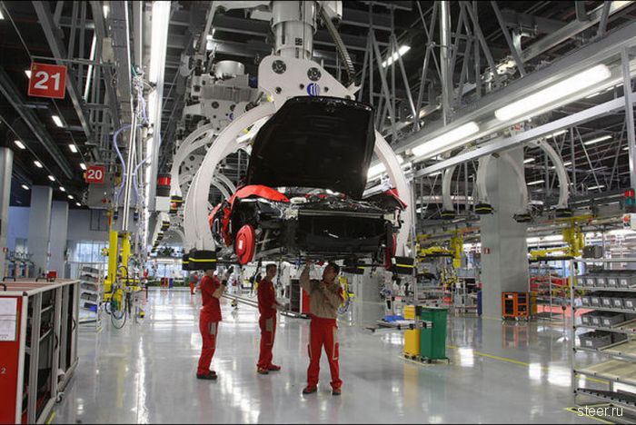 Завод Ferrari изнутри (фото)