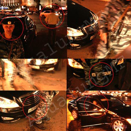 Mercedes c мигалкой, спровоцировавший ДТП на Тверской улице, принадлежит краснодарскому губернатору (фото)