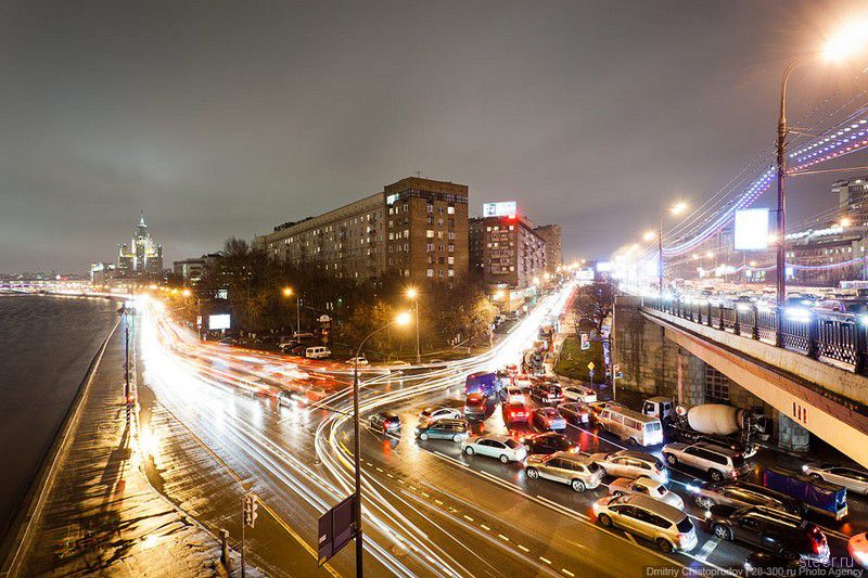 Красота московских пробок (фото)
