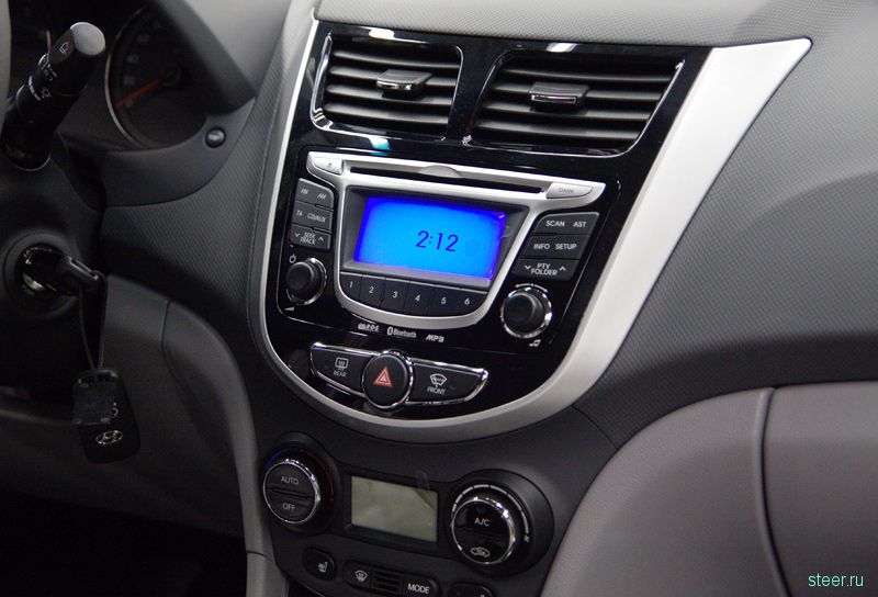 Фото интерьера народного седана Hyundai Solaris (фото)