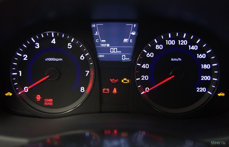 Фото интерьера народного седана Hyundai Solaris (фото)