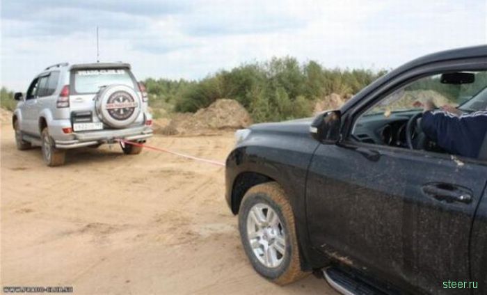 Неудачный тест внедорожника (фото)