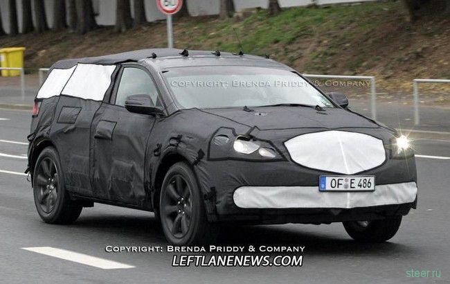 Новый кроссовер Acura проходит тесты в Германии