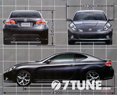совместный спорт-кар Toyota и Subaru