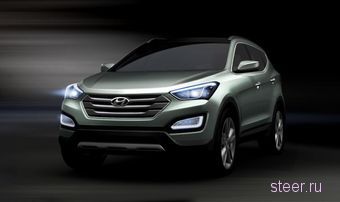 Hyundai показал первые изображения нового Santa Fe (фото)