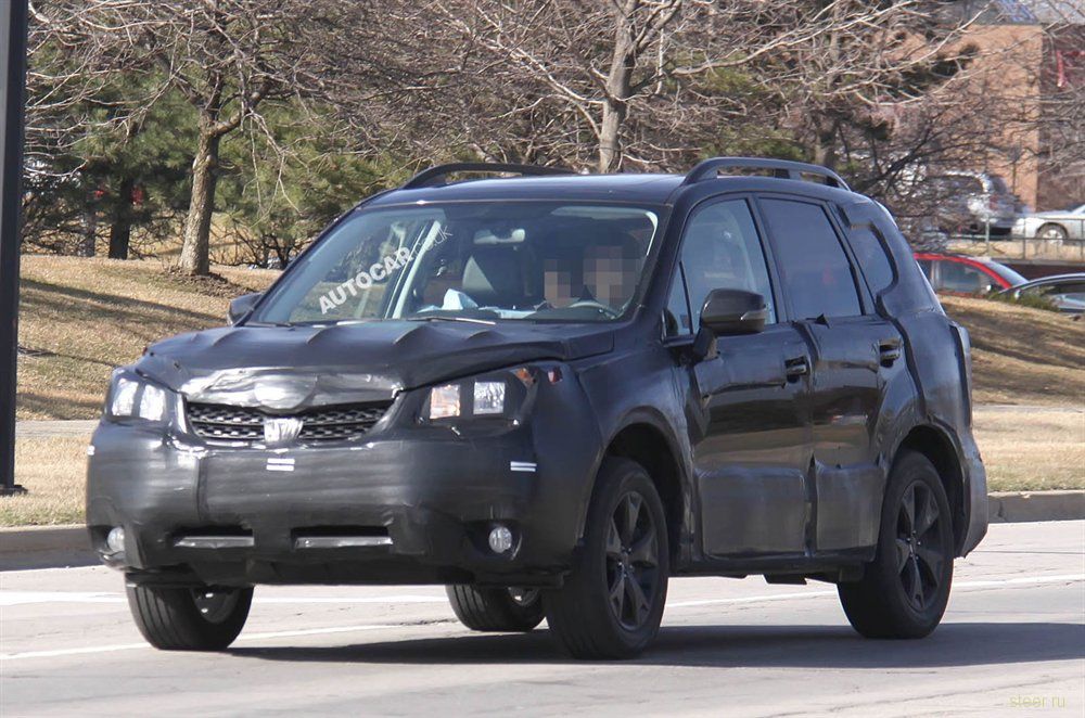Subaru тестирует прототип Forester нового поколения (фото)