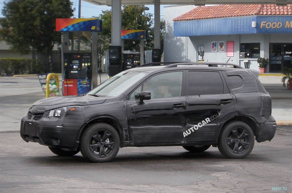 Subaru тестирует прототип Forester нового поколения (фото)