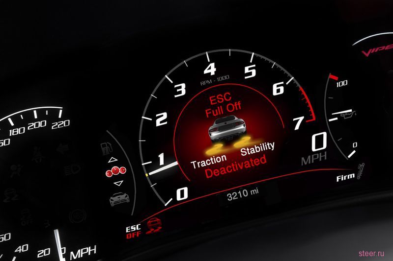 Dodge Viper 2013 : Dodge представил новое поколение супер-кара Viper с 640-сильным мотором (фото)