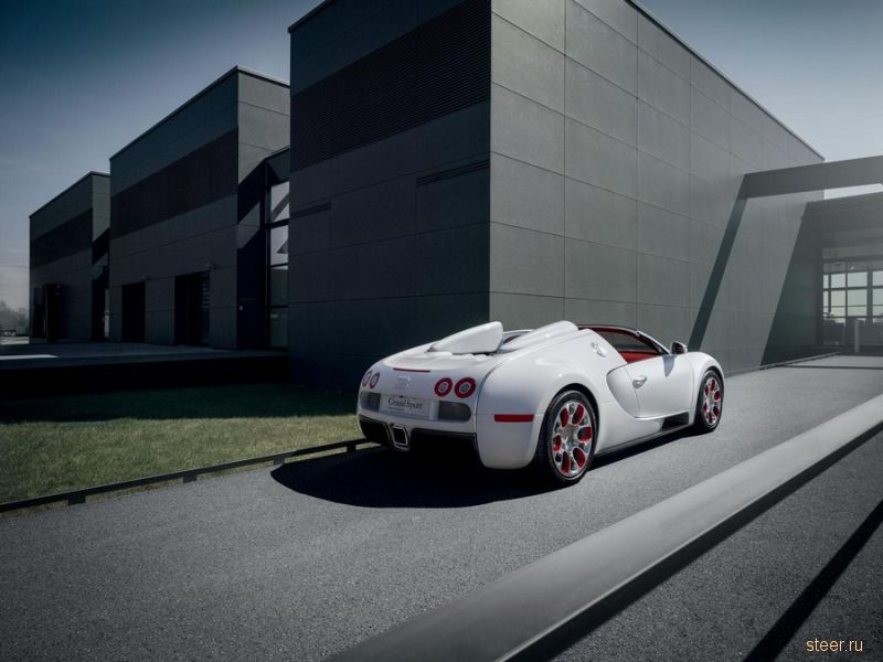 Bugatti Veyron 16.4 Grand Sport Vitesse : самый мощный в мире родстер — 1200 л.с., 1500 Нм (фото)