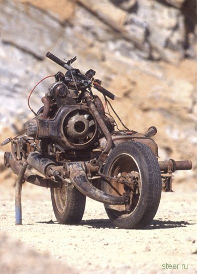 Эмиль Лерей: постапокалиптичный мотоцикл на базе Citroen 2CV (фото)
