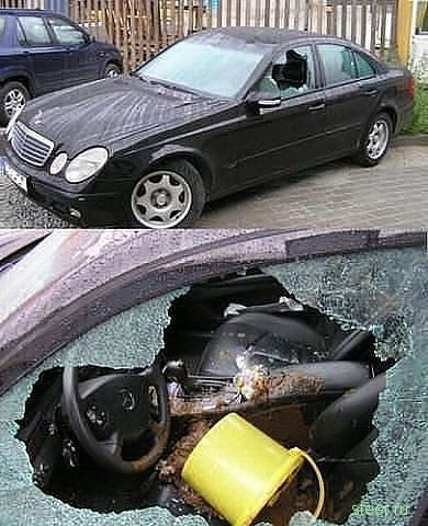 Подборка автомобилей, владельцам которых отомстили (фото)