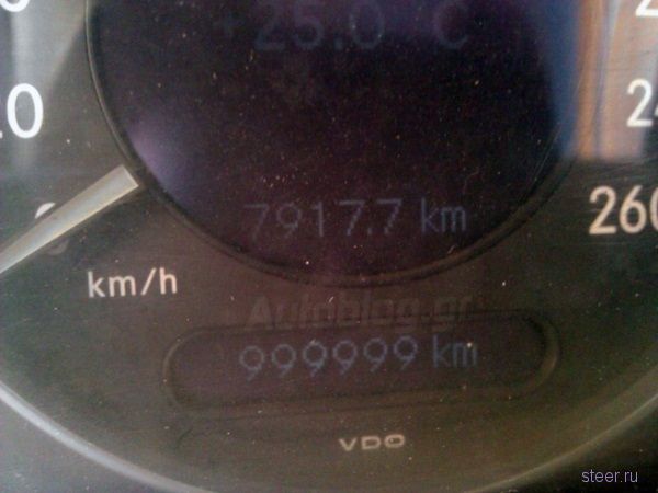 Грек накатал на своем Mercedes миллион километров (фото)