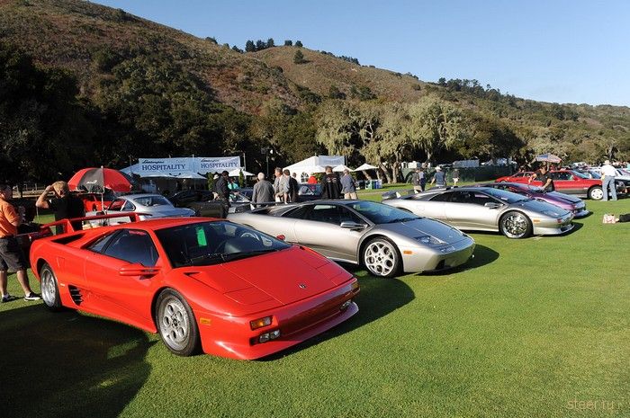 В ознаменование 50-летия Lamborghini привезла в Калифорнию свои лучшие образцы (фото)