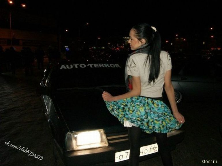Девушки и тюнингованные авто