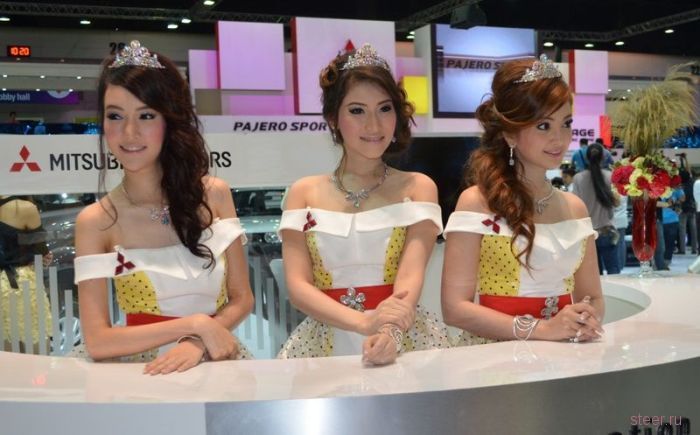 Девушки Мотор Экспо 2012 в Тайланде