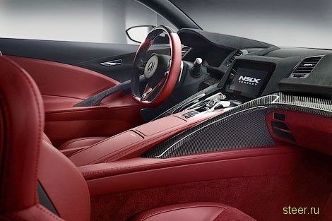 Acura рассекретила интерьер суперкара NSX