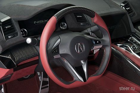 Acura рассекретила интерьер суперкара NSX