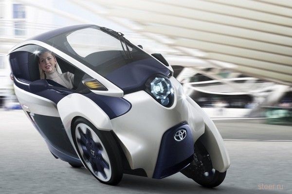 В Женеве представлен Toyota i-Road – маленький и мобильный электромобиль из скорого будущего