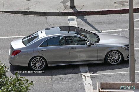 Новый Mercedes-Benz S-Class сфотографировали без камуфляжа