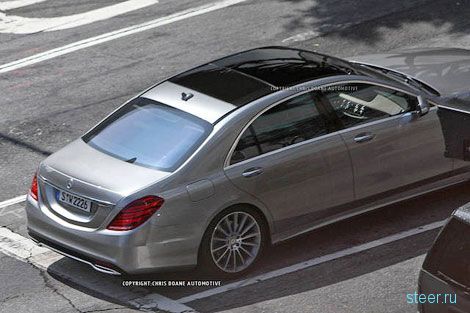 Новый Mercedes-Benz S-Class сфотографировали без камуфляжа