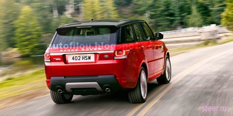 Официальные фотографии нового Range Rover Sport попали в Сеть