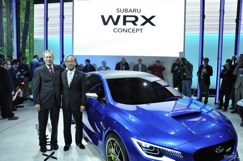 Нью-Йорк 2013. Концепт Subaru WRX: агрессивный дизайн нового уровня