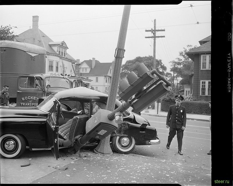 Автомобильные аварии 40-х годов