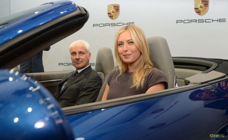 Теннисистка Мария Шарапова стала послом марки Porsche